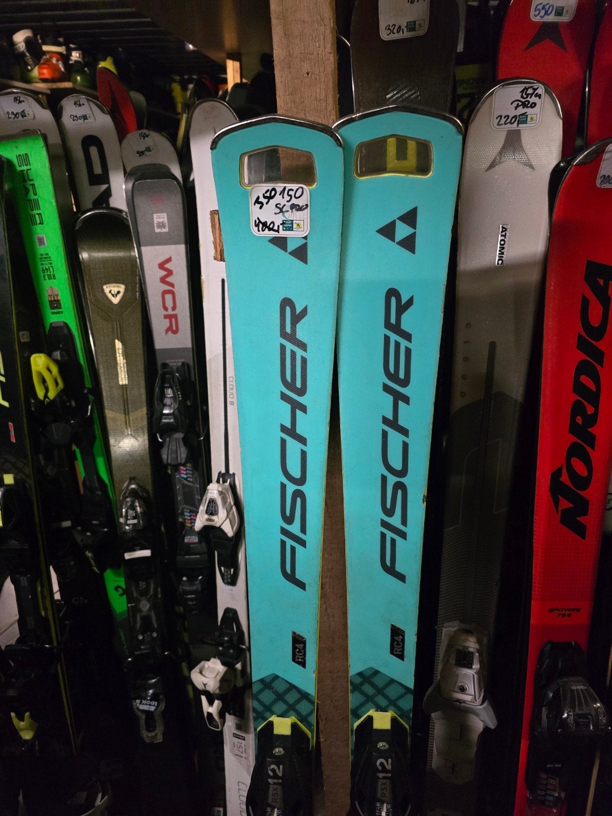 150cm FISCHER RC4 SC 960€ gevorderd top ski, 140 tot 160 cm, Fischer, Ophalen of Verzenden, Zo goed als nieuw