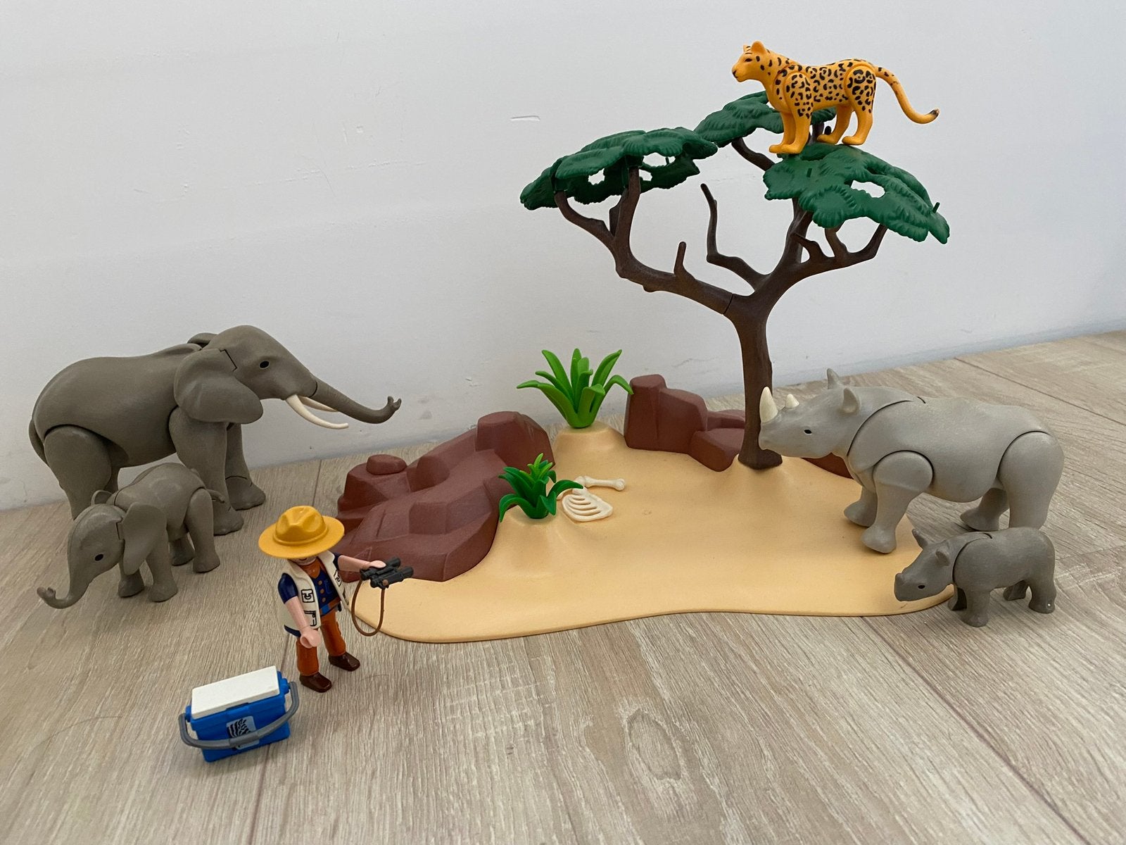PlayMobil Afrikaanse savanne met dieren - 5417, Ophalen of Verzenden, Zo goed als nieuw, Complete set