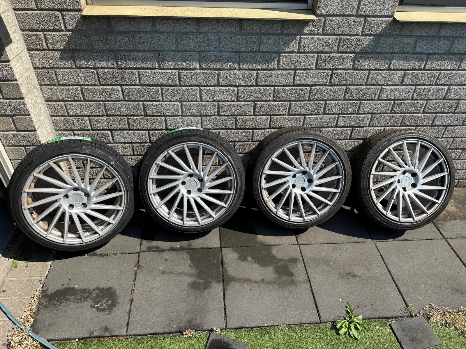 Keskin KT17 19 inch velgen 5x112 volkswagen audi seat skoda, Ophalen, Gebruikt