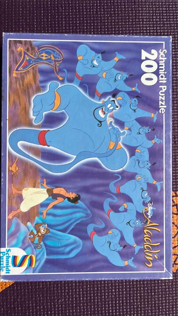 Aladdin puzzel, Ophalen of Verzenden, Meer dan 50 stukjes, Gebruikt, 6 jaar of ouder