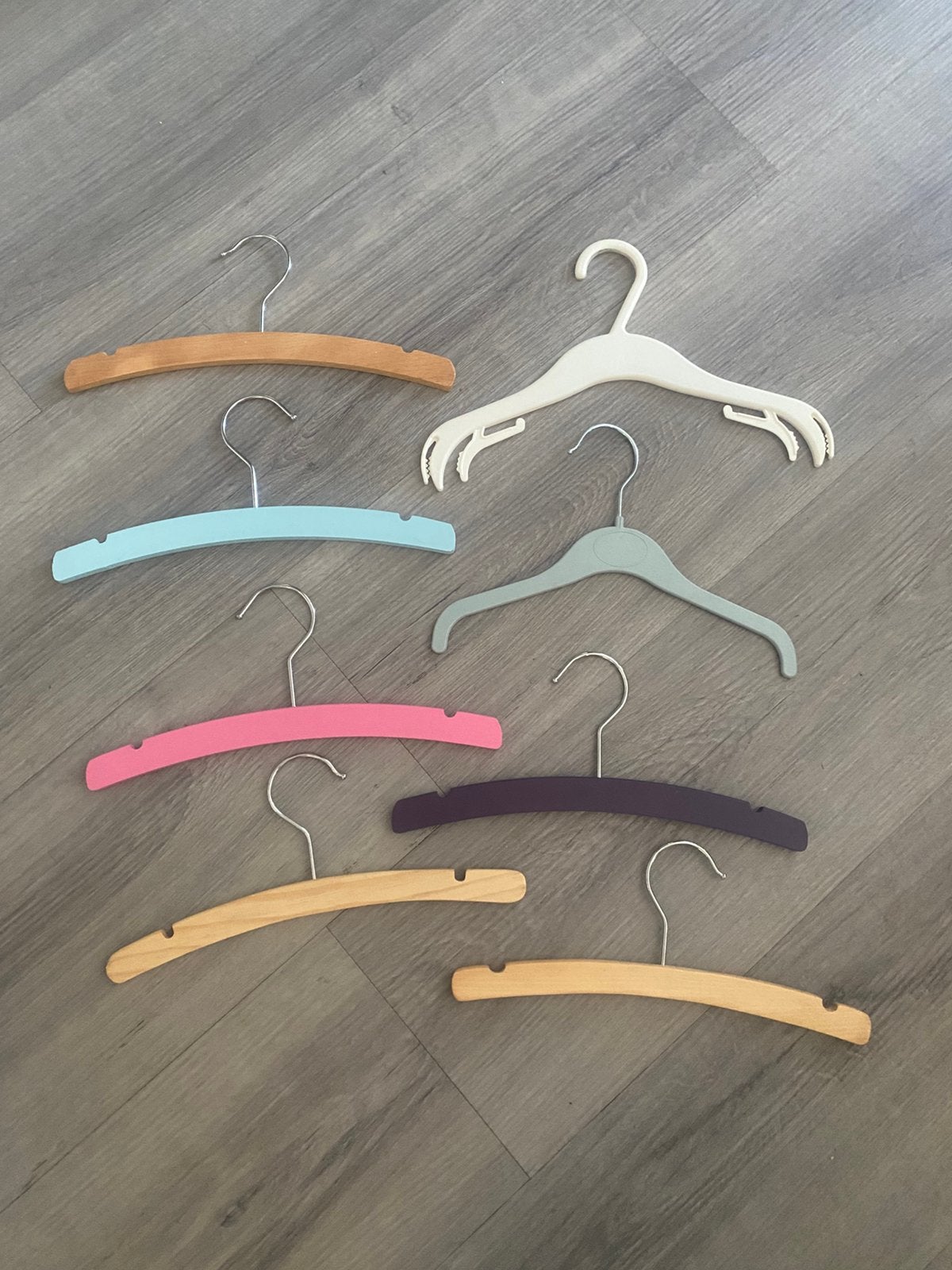 Tas vol kinder Kleerhangers, Ophalen, Zo goed als nieuw, Hout, Kinderen