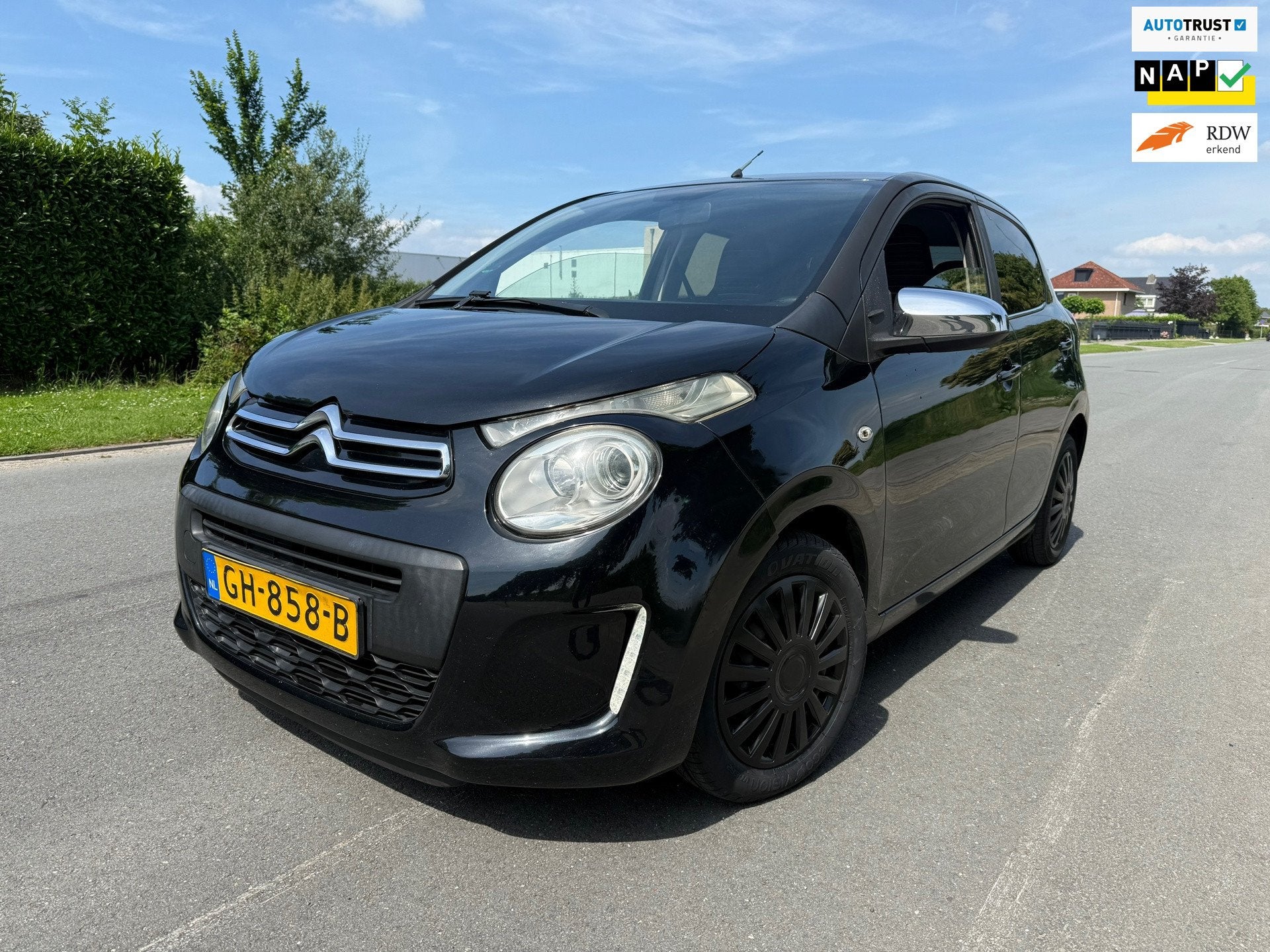 Citroen C1 1.0 e-VTi Shine NAP/APK 6-2027/AIRCO, Voorwielaandrijving, Euro 5, Gebruikt, 4 stoelen