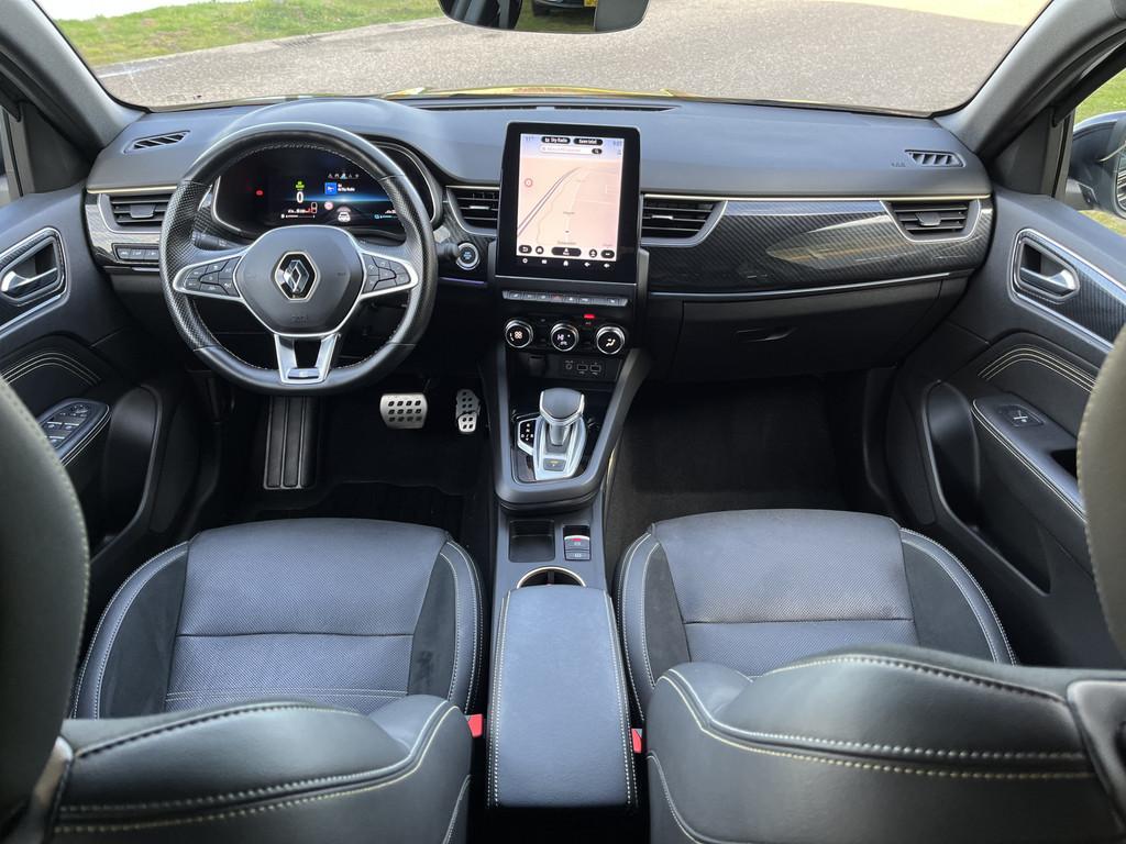 Renault Arkana 1.6 E-Tech hybrid 145PK R.S Line / E-Tech eng, Gebruikt, Overige brandstoffen, Zwart, Leder