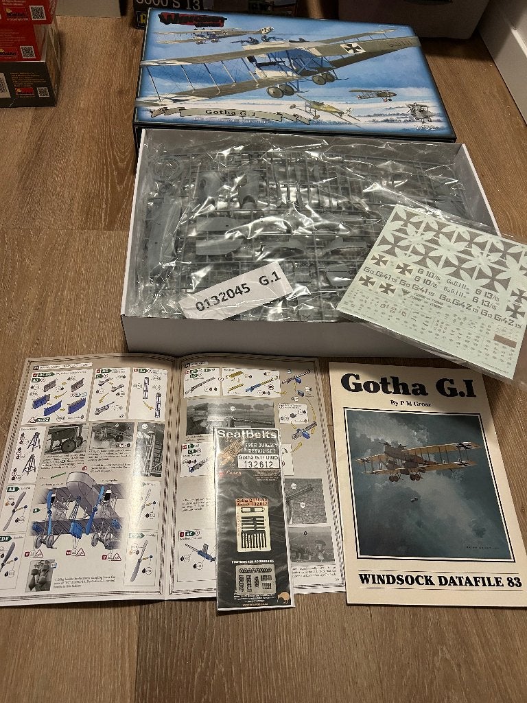 Wingnut Wings Gotha G.1 (1/32) + extra's, Hobby en Vrije tijd, Modelbouw | Vliegtuigen en Helikopters, Nieuw, Groter dan 1:72
