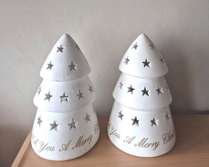 riviera maison 2 zware.. kerstbomen( de grote )waxinehouder, Ophalen