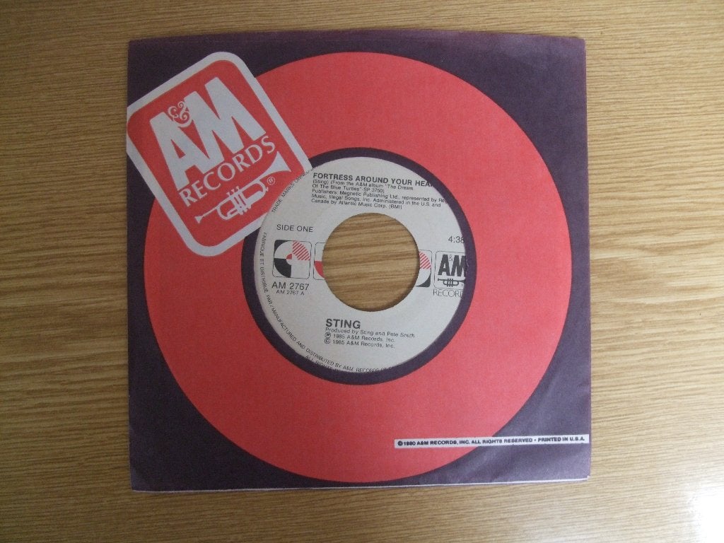 STING     FORTRESS AROUND YOUR HEART / CONSIDER ME GONE, 7 inch, Ophalen of Verzenden, Zo goed als nieuw, Pop