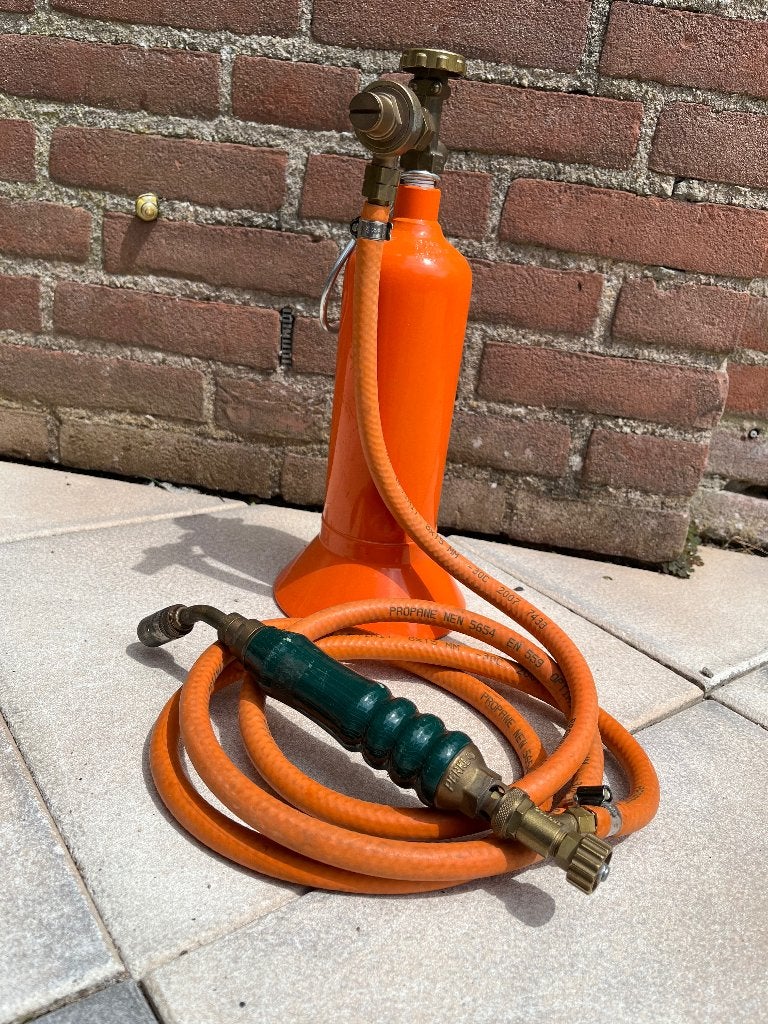 Hervulbare stalen propaan fles., Ophalen, Zo goed als nieuw