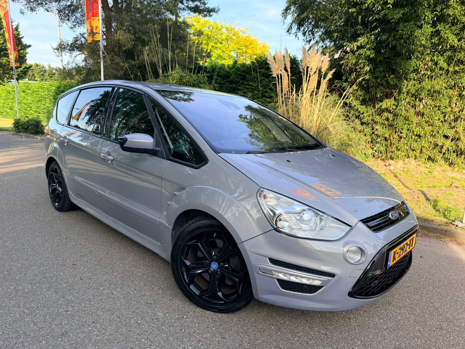 Ford S-Max 2.0 Stci 176KW Aut6 limited editie 241pk 7 pers, Auto's, Opel, Zwart, 4 cilinders, 7 stoelen, Bedrijf