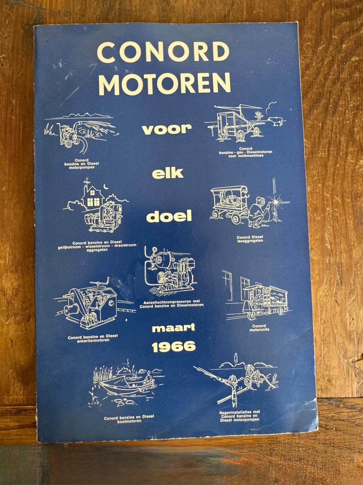 Conord Motoren Catalogus 1966 - Benzine en Diesel, Ophalen of Verzenden, Gelezen, Algemeen