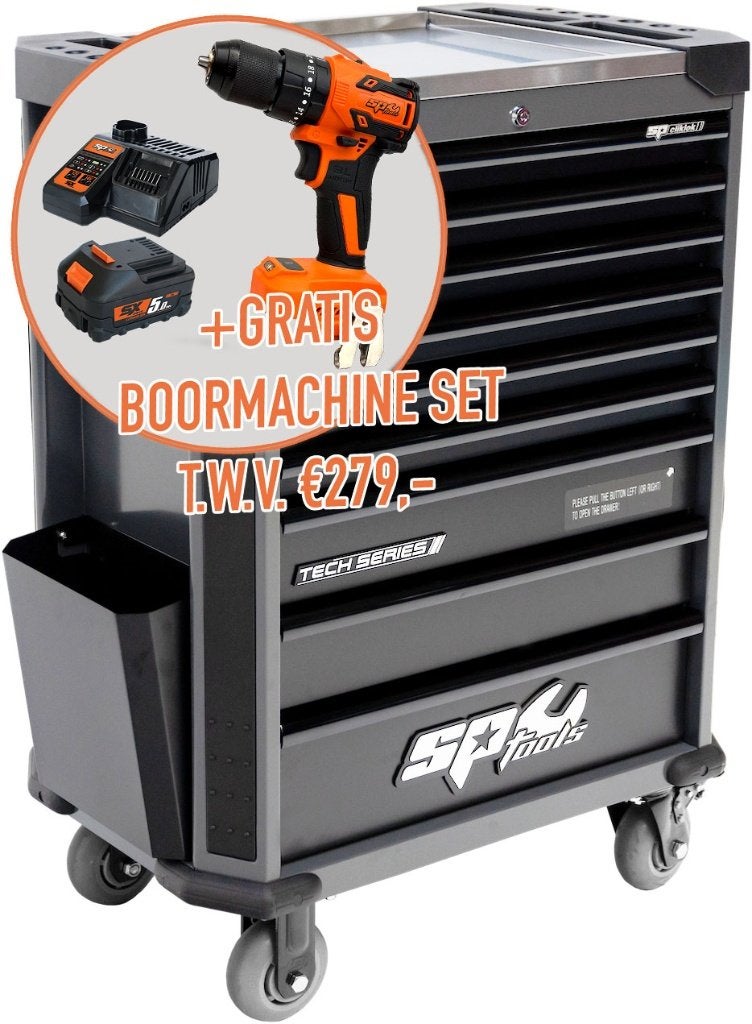 SP TOOLS | TECH SERIES GEVULDE GEREEDSCHAPSWAGEN 366 DLG, Auto diversen, Autogereedschap, Info@sptools.eu, Industrieweg 41, Kampen
