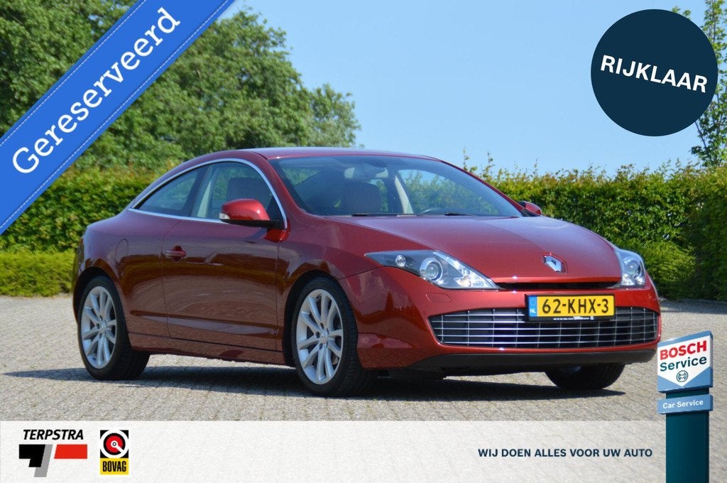 Renault Laguna Coupé 2.0 16V T Dynamique, Auto's, Renault, Gebruikt, Beige, 4 cilinders, 4 stoelen