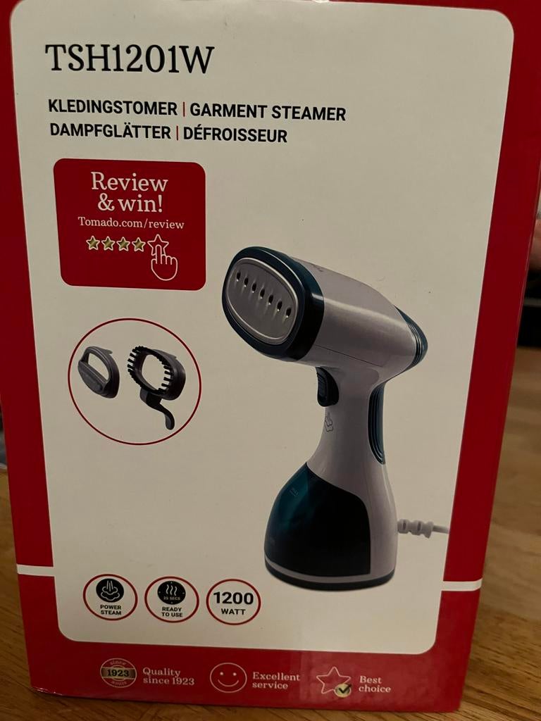 Tomado TSH1201W Kledingstomer - Compact en Krachtig, Ophalen, Nieuw, Kledingstomer