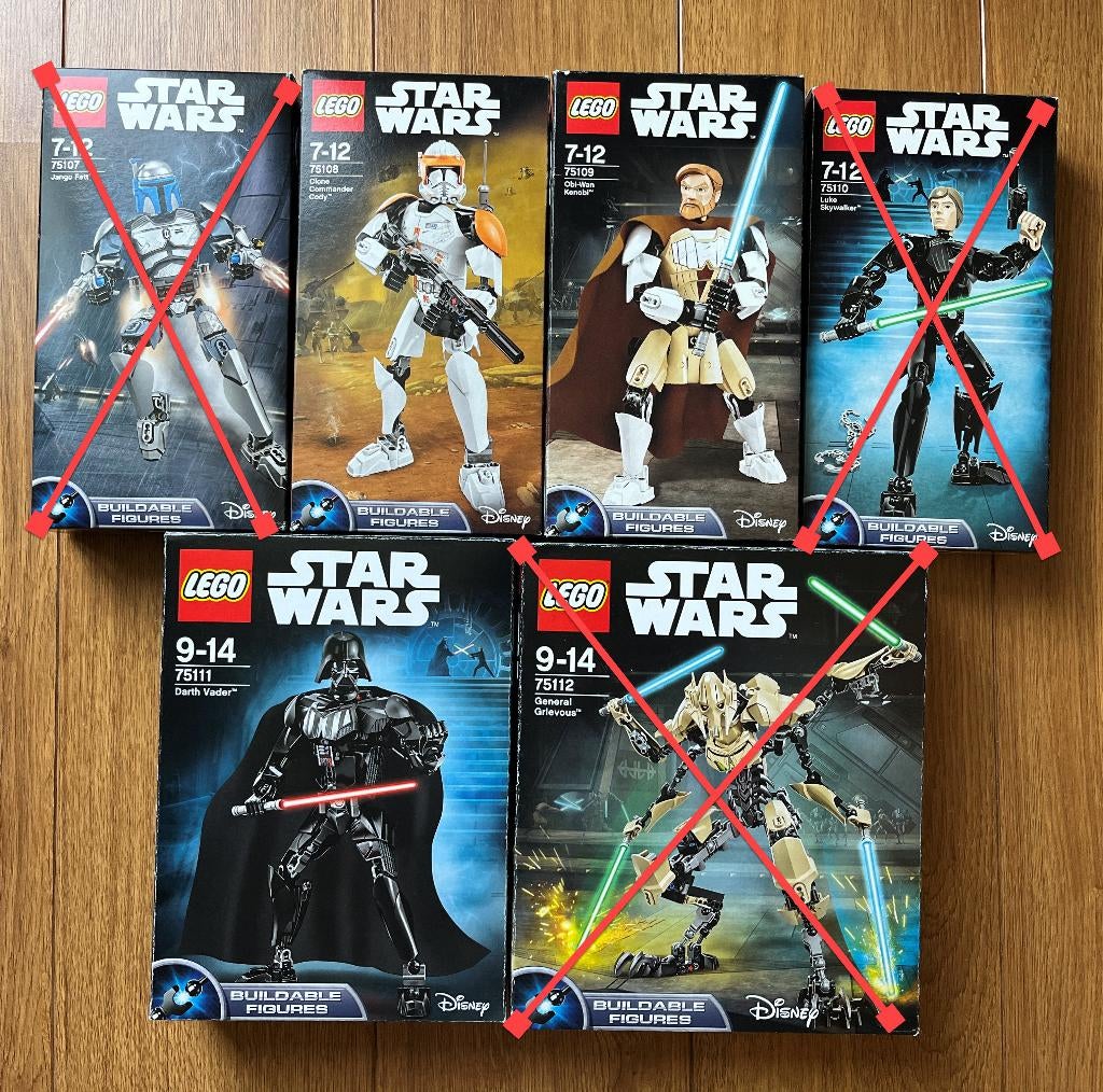 Lego Star Wars 75108, 75109 en 75111, Ophalen of Verzenden, Zo goed als nieuw, Complete set, Lego