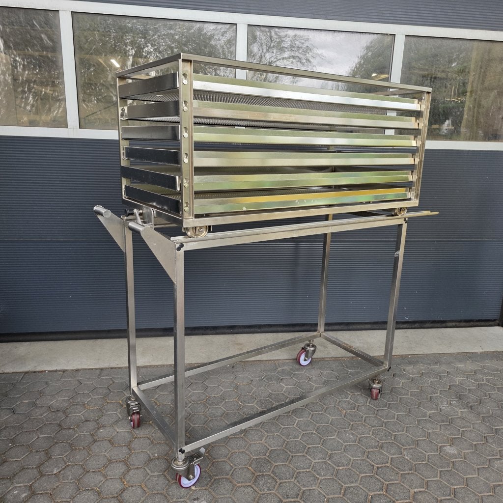 Zgan sterilisatie transportwagen met lade's | 160x160x65 cm, Niet ingevuld, Gebruikt, Niet ingevuld, Niet ingevuld