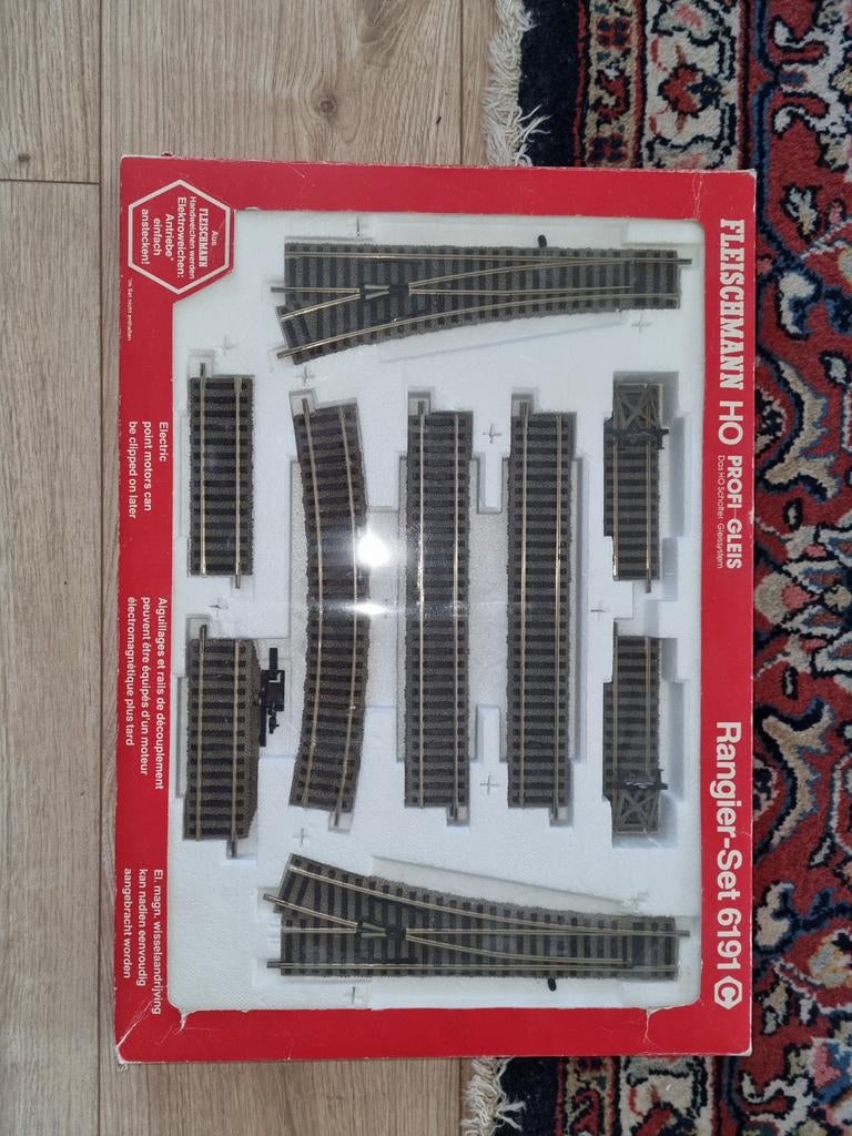 Fleischmann HO Rangier-Set C, Hobby en Vrije tijd, Modeltreinen | H0, Gebruikt, Rails, Gelijkstroom, Fleischmann, Analoog, Ophalen of Verzenden