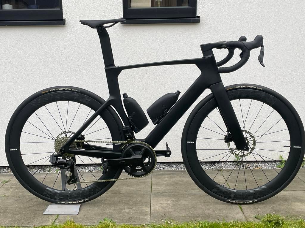 Nieuwstaat Kozo Carbon Racefiets met Elektrisch Schakelen, 28 inch, Carbon, Heren, Zo goed als nieuw