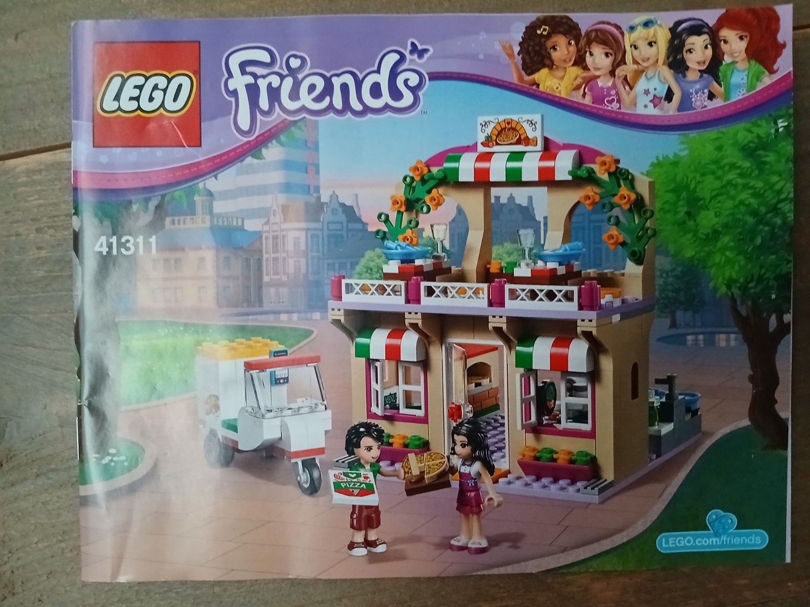 Lego Friends 41311 - Pizzeria - Compleet, Compleet, Gebruikt, Lego, Friends