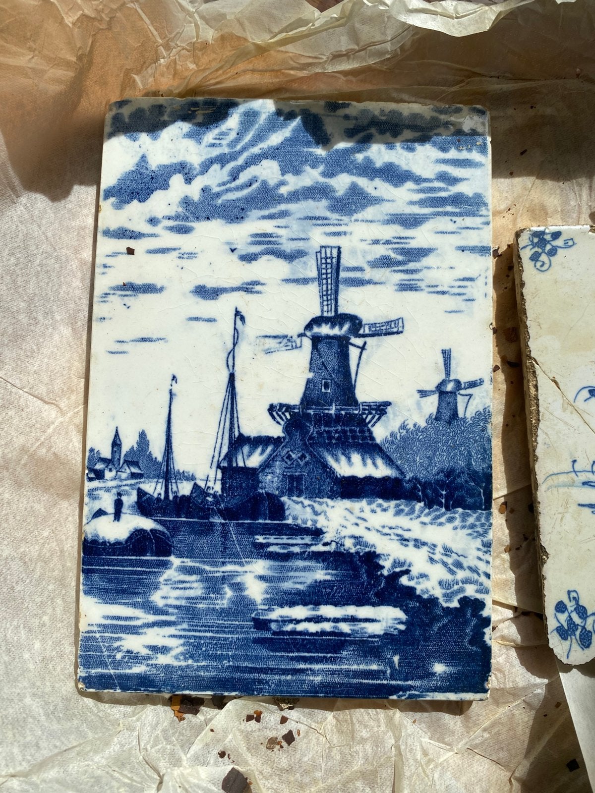 Oude tegeltjes, Ophalen