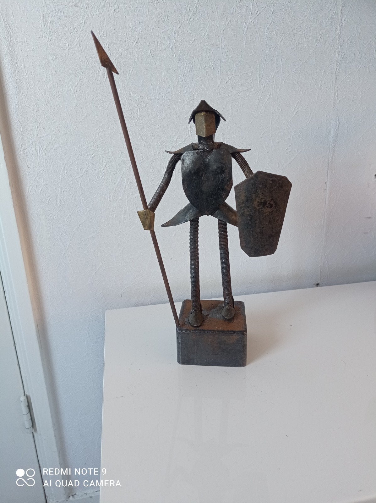 Don Quixote Metal Statue Figuur hoogte 32 cm, Ophalen of Verzenden
