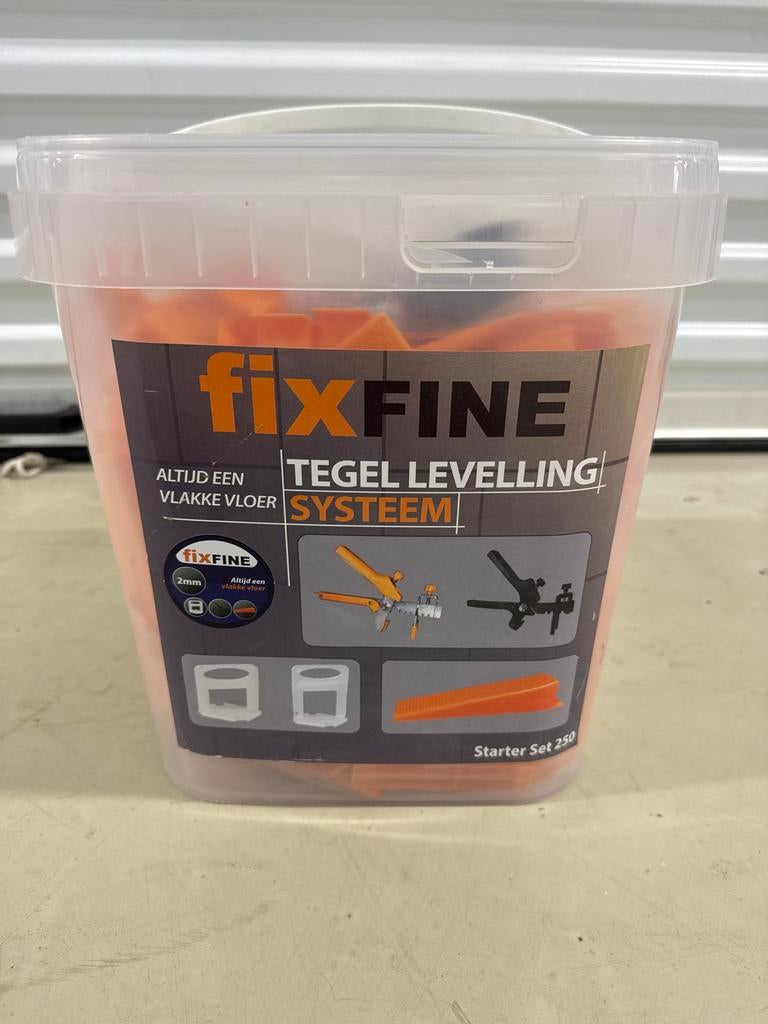 FixFINE Tegel Nivelleringssysteem Starter Set 250, Ophalen of Verzenden