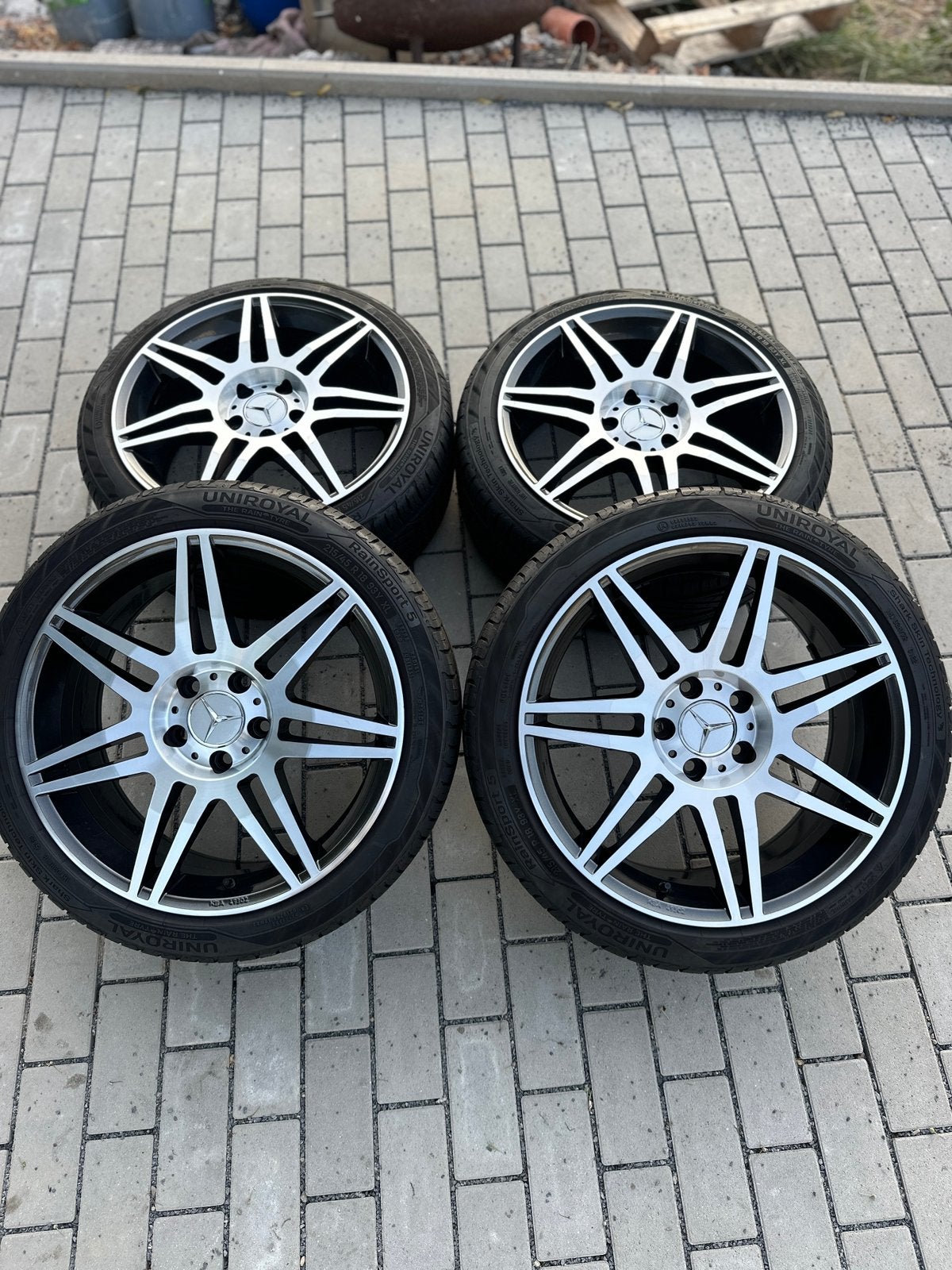 215/45 R18 93Y Mercedes Benz A-Klasse A35 A45 AMG zomerbande, Auto-onderdelen, Banden en Velgen, 18 inch, 215 mm, Banden en Velgen