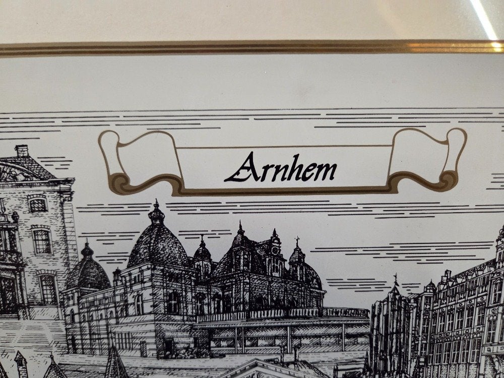prent arnhem in arnhem is't goed vertoeven, Ophalen of Verzenden, 'T Olde Gre-j, Info@toldegrej.nl, Endepoelstraat 20f Didam