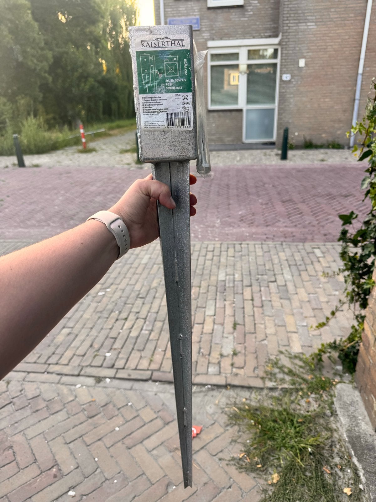 Puntpalen (2 soorten) - Kaisertahl - 5 euro per stuk, Ophalen, Nieuw, Minder dan 180 cm, Palen