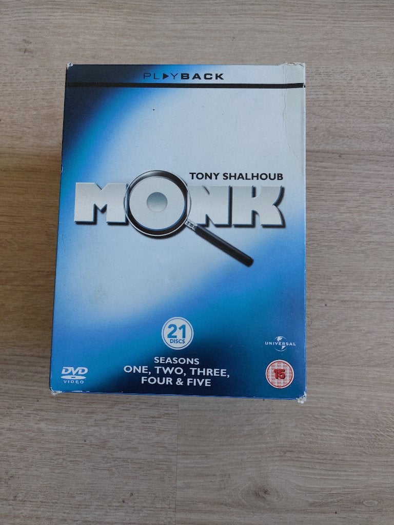 Monk DVD-box, Alle leeftijden, Ophalen of Verzenden, Gebruikt, Seizoen 3