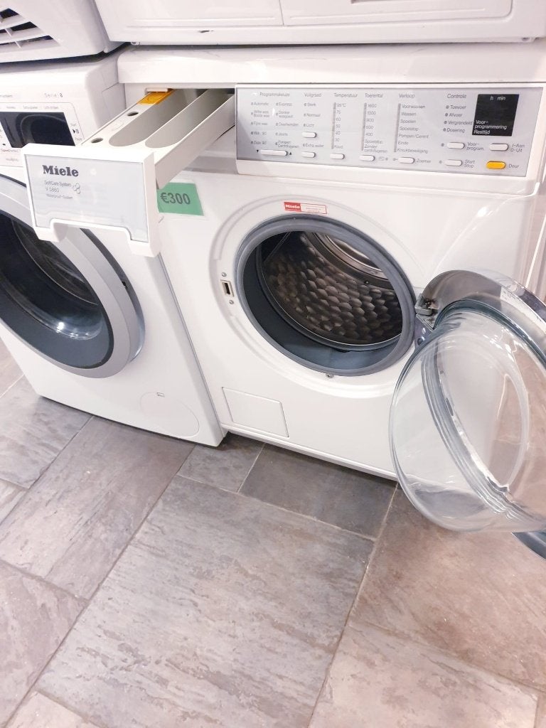 Wasmachine Miele 6kg️️️ ️️️ A++ INC GARANTIE, Ophalen, Zo goed als nieuw, Voorlader, 85 tot 90 cm