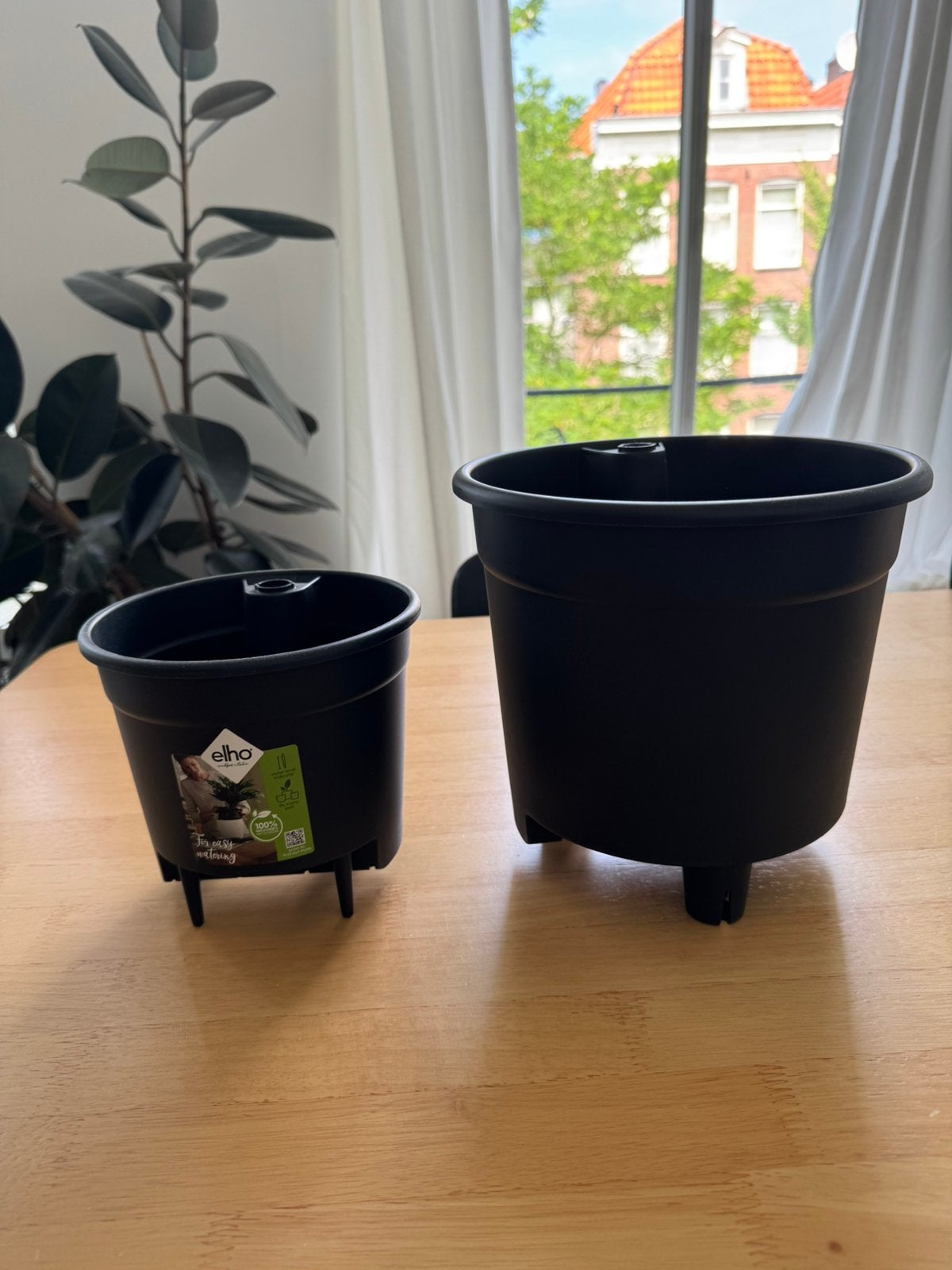 elho self-watering plant pots, Ophalen, Kunststof, Rond, Nieuw
