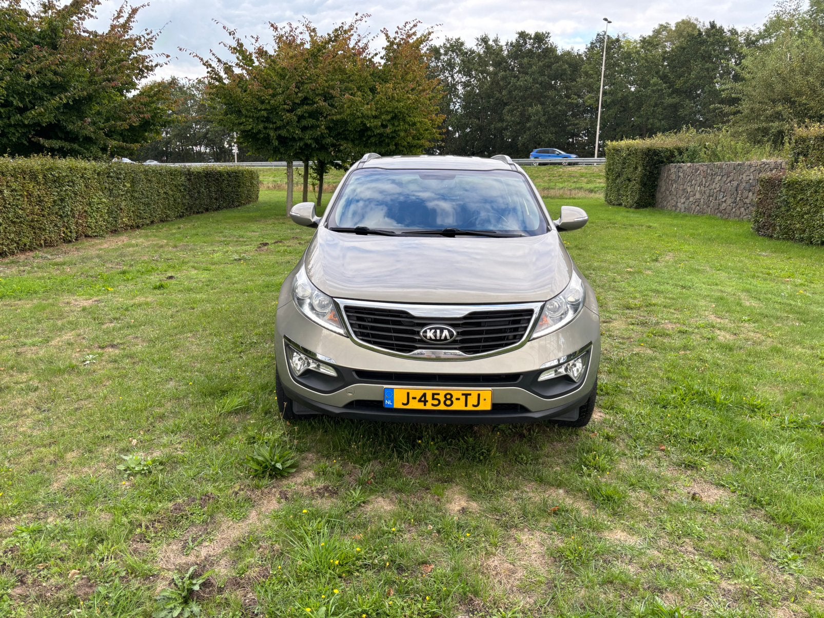Kia Sportage 2.0 Cvvt 2WD AUT 2014 Grijs, Auto's, 1998 cc, Stof, Skiluik, Zwart