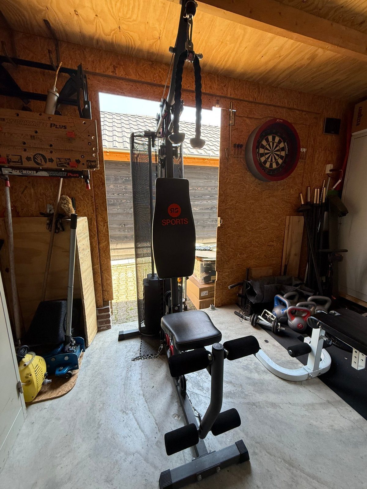 RS Sports Krachtstation / Multigym (zie beschrijving), Ophalen of Verzenden, Zo goed als nieuw, Benen, Overige typen