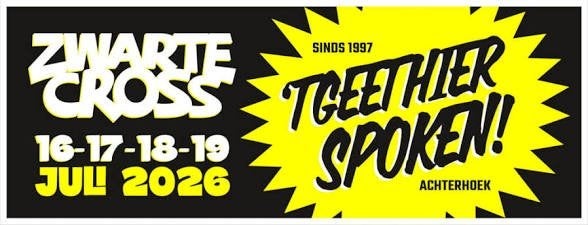 Zondag ticket zwarte cross, Eén persoon