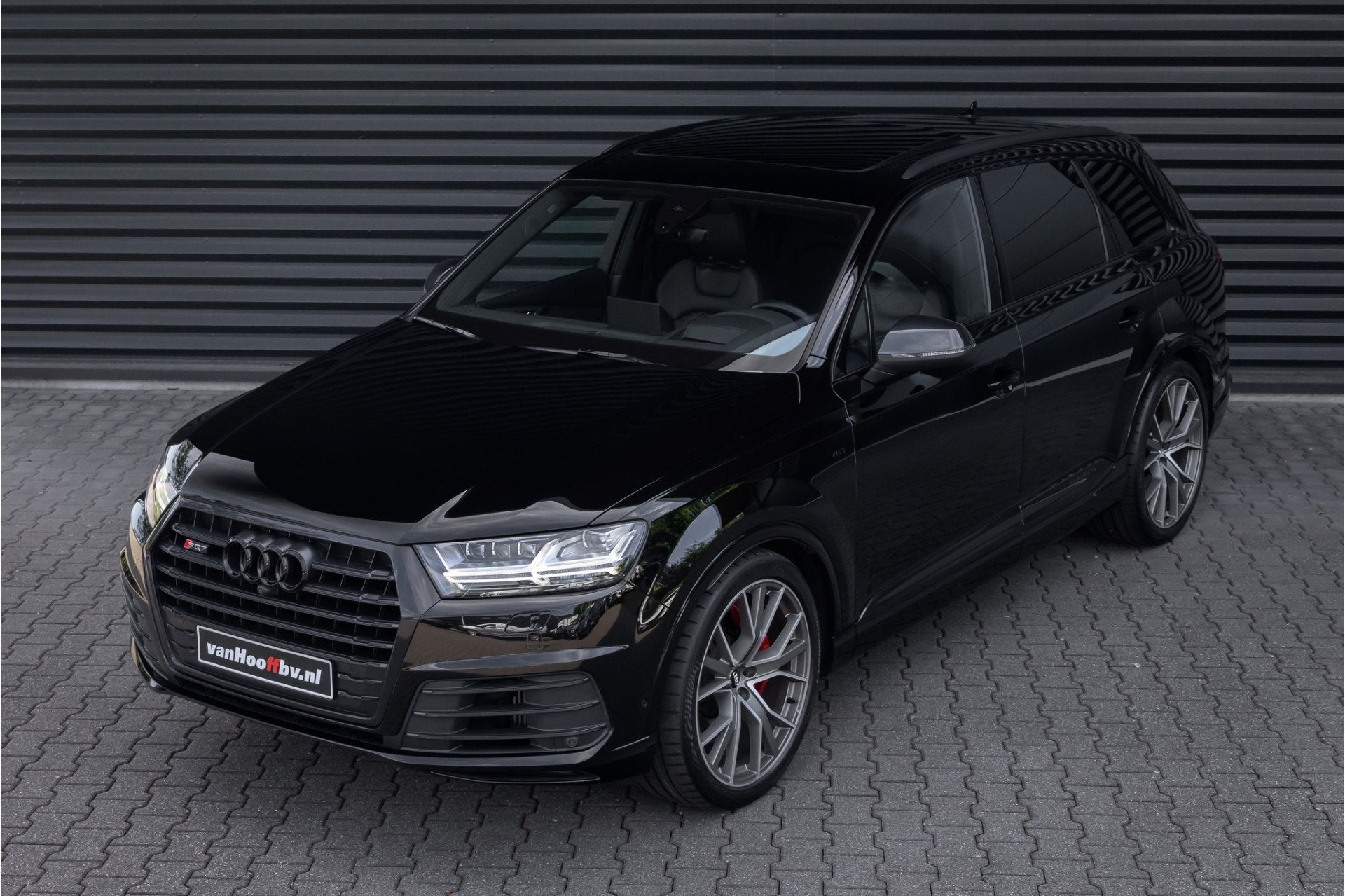 Audi SQ7 4.0 TDI quattro Nachtzicht - Standkachel - 22 inch, Auto's, Gebruikt, 2245 kg, Zwart, Leder