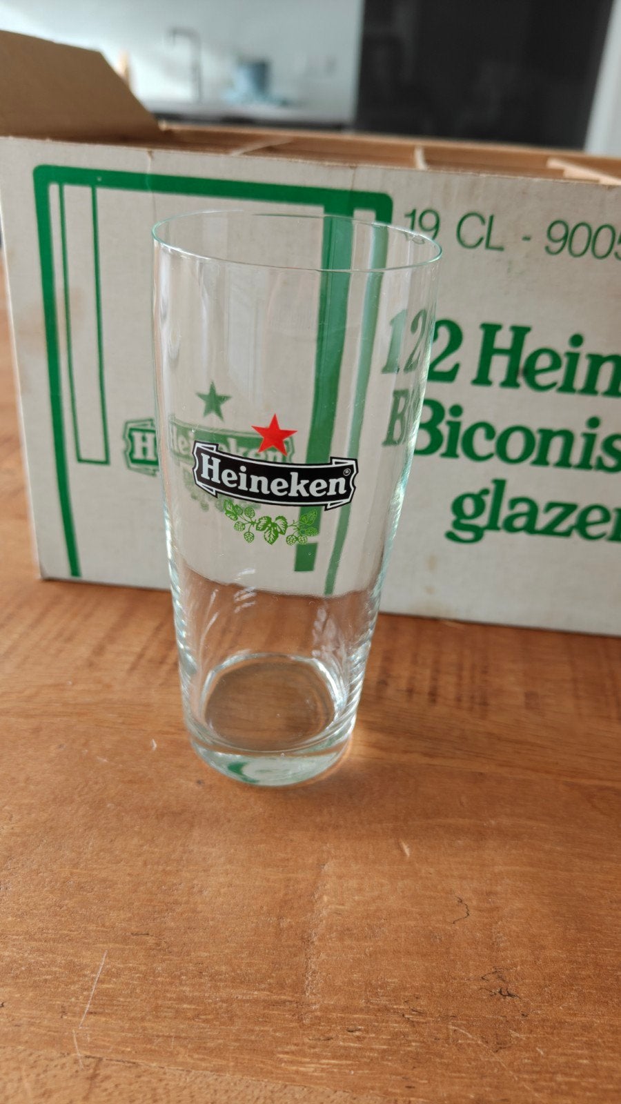 Heineken bierglazen, fluitjes, Ophalen of Verzenden, Zo goed als nieuw, Glas of Glazen, Heineken