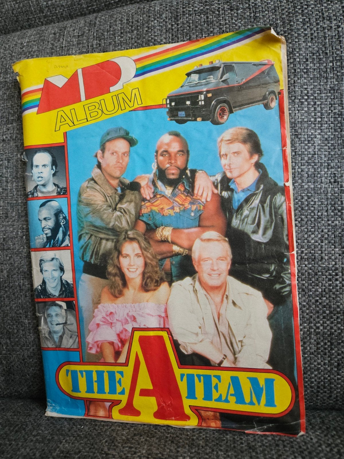 Vintage A-Team Plaatjes Album - Compleet, Verzamelen, Verzenden, Gebruikt, Tv, Overige typen
