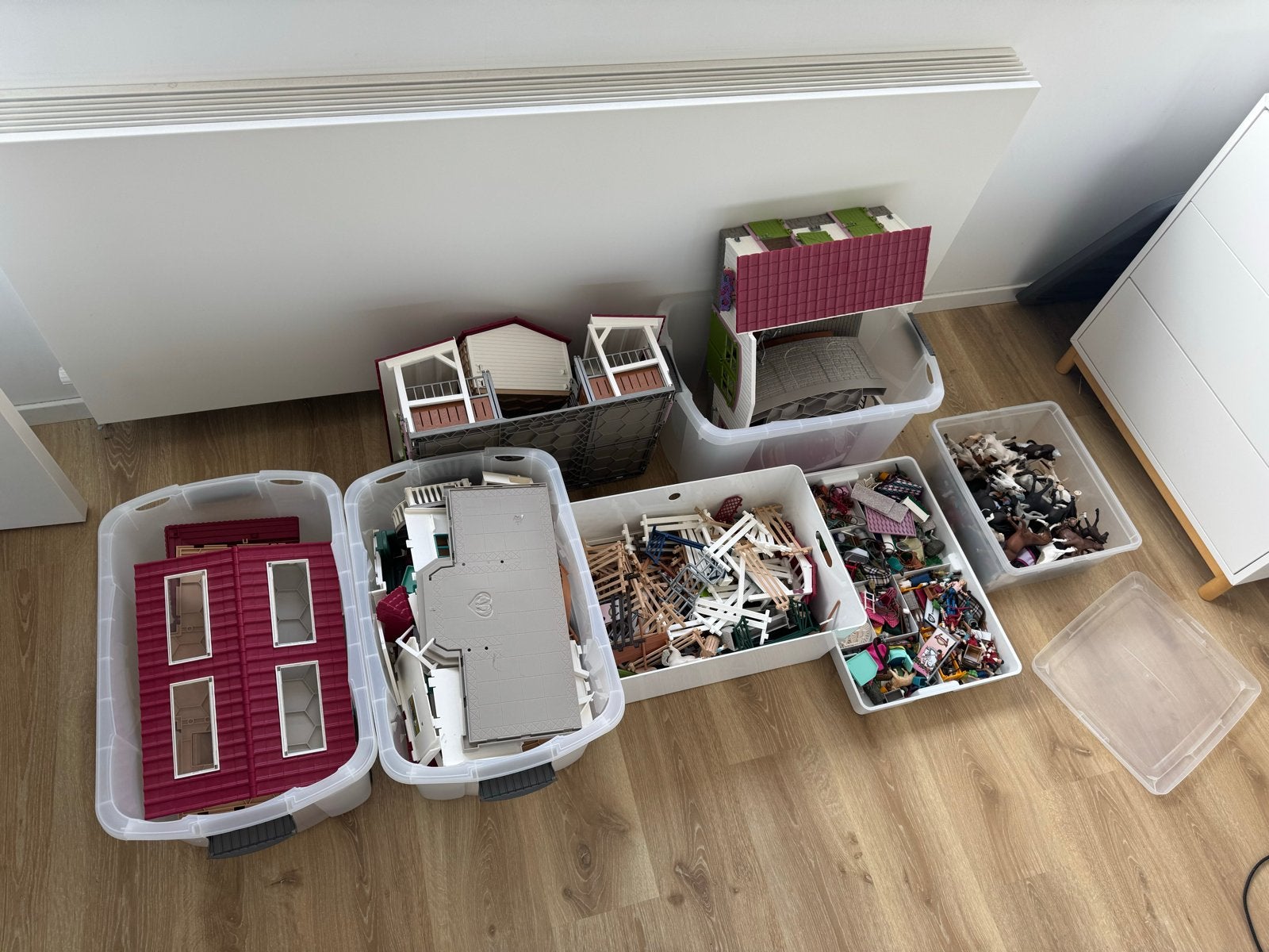Extreem veel schleich horse club, oa 2 stallen, Ophalen, Zo goed als nieuw, Meisje