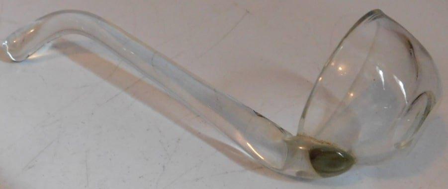 Blankglazen bowllepel / punchlepel L= 15 cm, Ophalen of Verzenden