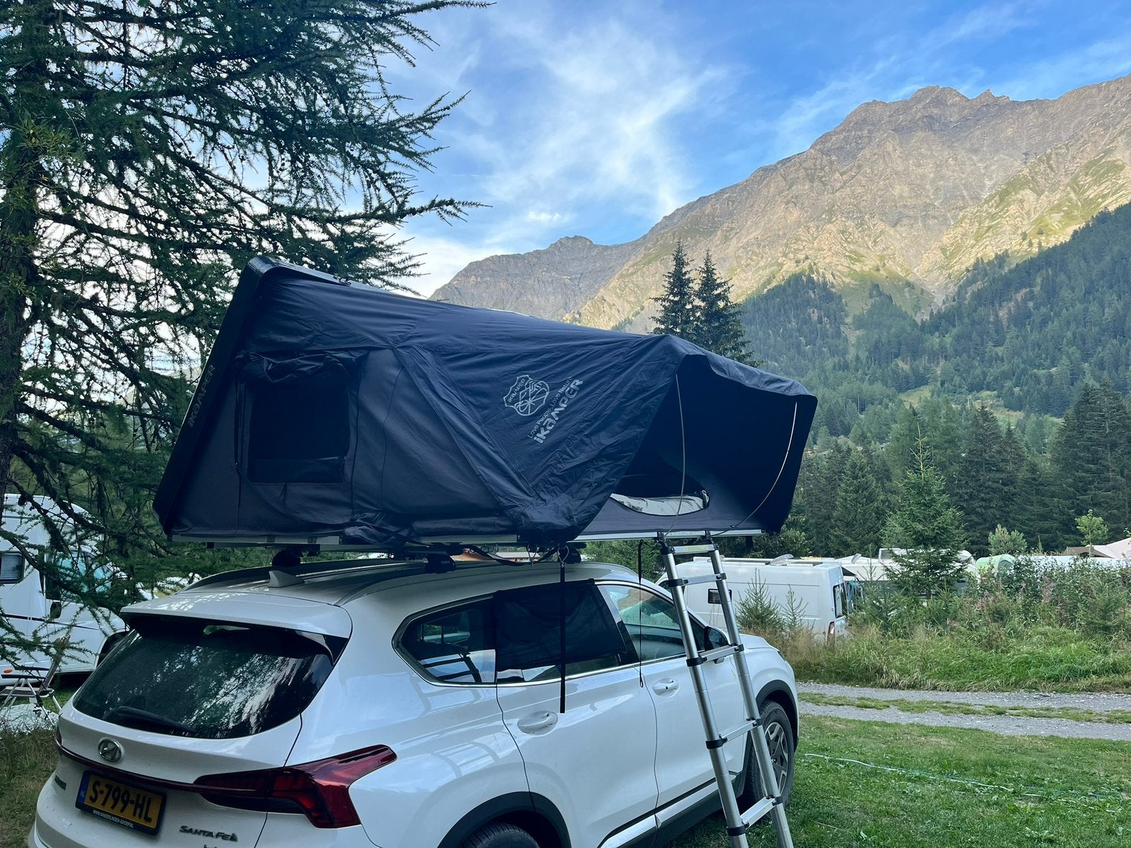 Ikamper skycamp 3.0 glanzend daktent, Ophalen, Zo goed als nieuw, Tot en met 4