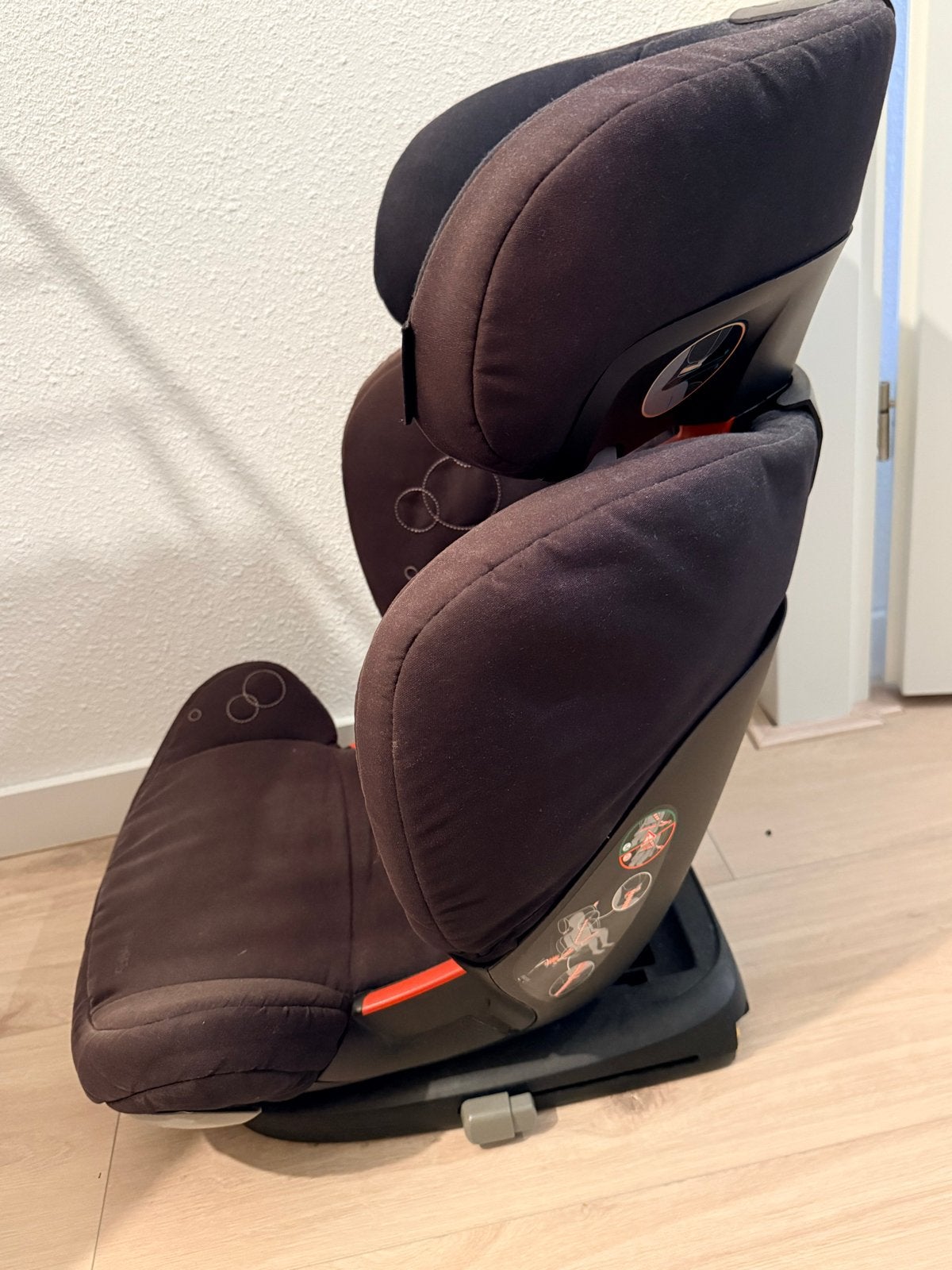 Maxi-Cosi RodiFix autostoel - Zwart, Ophalen, Autogordel of Isofix, Gebruikt, 15 t/m 36 kg