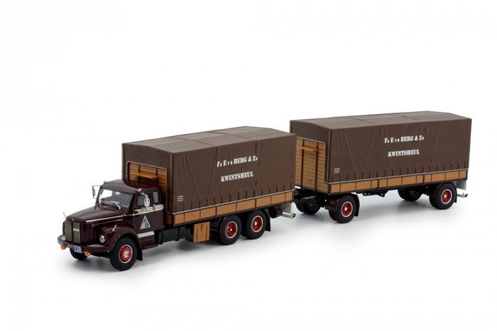 Tekno scania Motorwagen-aanhanger E van den Berg & zn nieuw, Ophalen, Nieuw, Bus of Vrachtwagen, Tekno