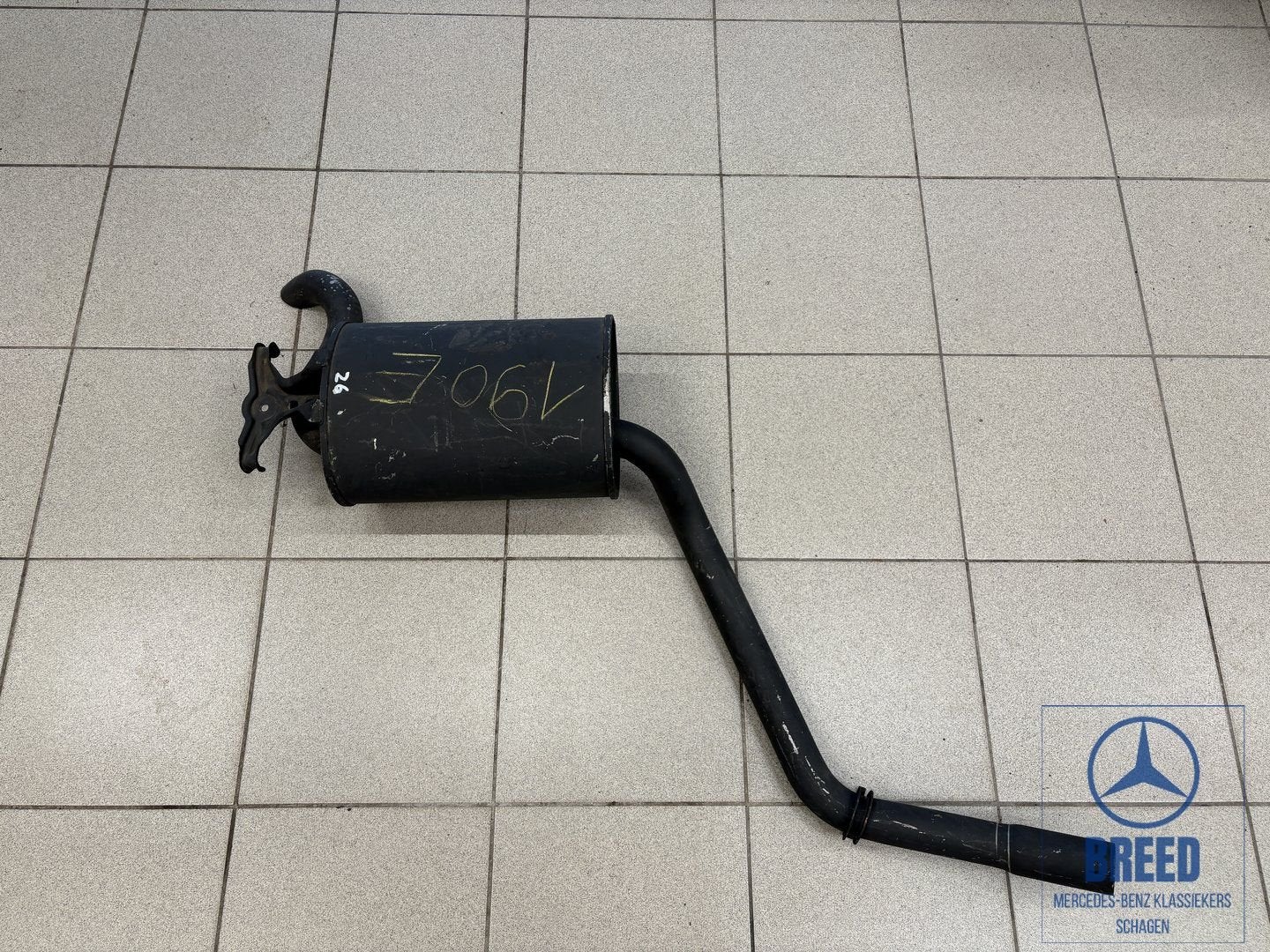 NOS einddemper voor Mercedes-Benz W201 190E 1.8 en 2.0, Ophalen, -, Nieuw, -