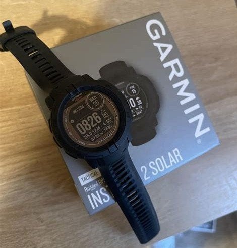Garmin Instinct 2 Solar Tactical 45mm Best Garmin, Gebruikt, Zwart, Garmin, Ophalen of Verzenden