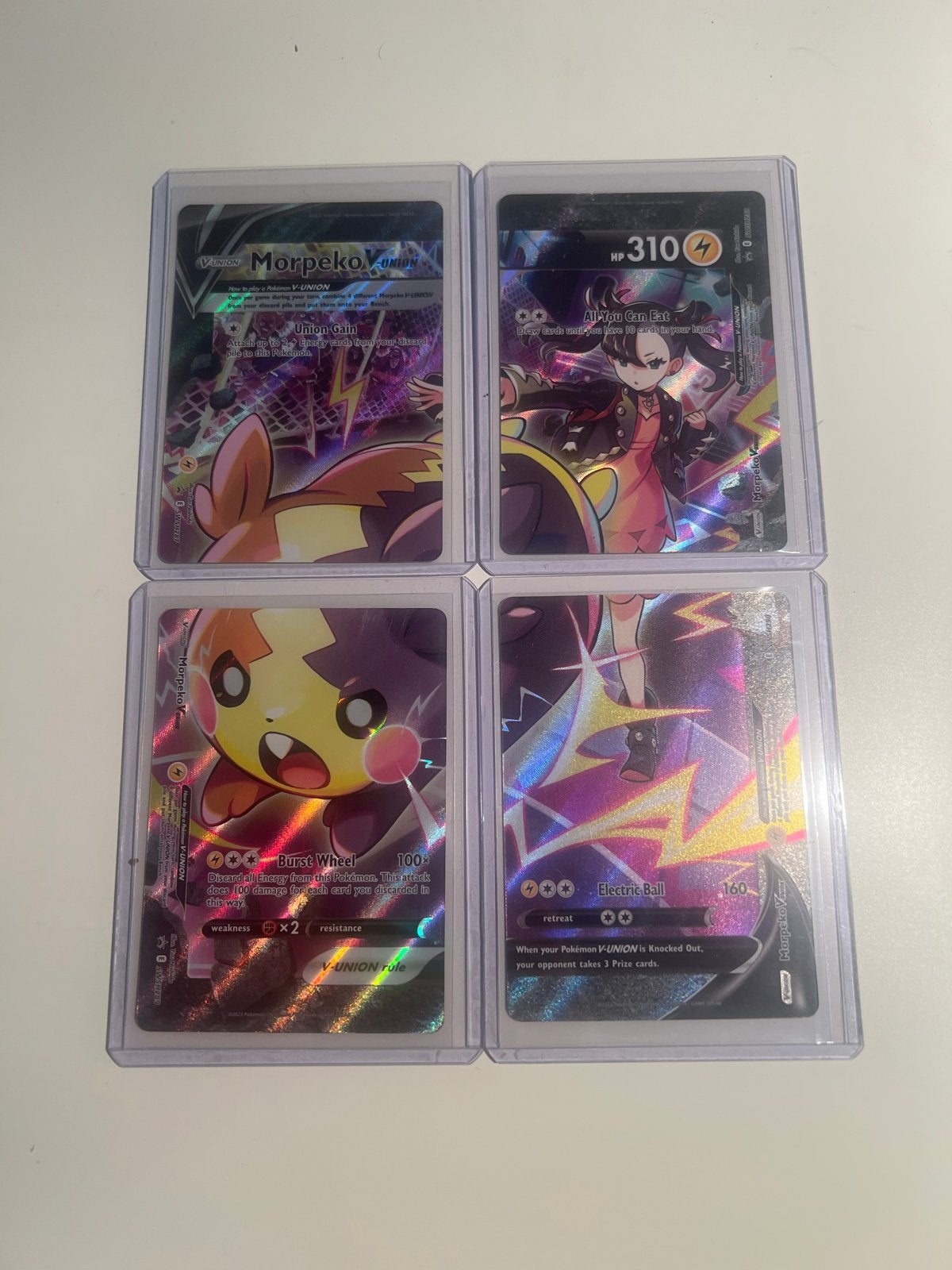 Morpeko V-UNION perfecte staat !, Ophalen of Verzenden, Zo goed als nieuw, Meerdere kaarten, Foil