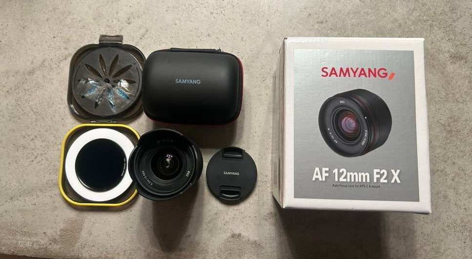 Samyang AF 12mm F2 X Fujifilm X-mount, Audio, Tv en Foto, Fotografie | Lenzen en Objectieven, Autofocus, Samyang, Zo goed als nieuw