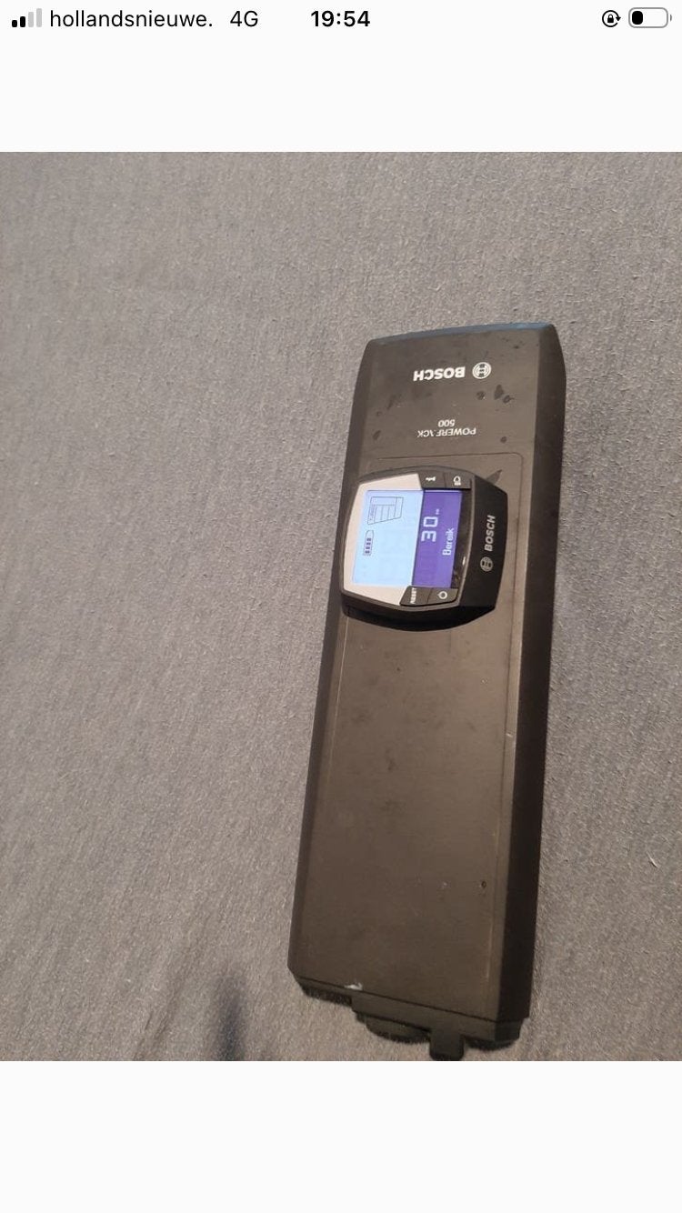 Bosch PowerPack 500 accu met display voor e-bike, Fietsen en Brommers, Fietsaccessoires | Fietsaccu's, Ophalen of Verzenden, Gebruikt