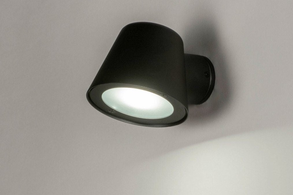 wandlamp buitenlamp zwart of taupe tuin bank bed keuken lamp, Ophalen of Verzenden, Nieuw
