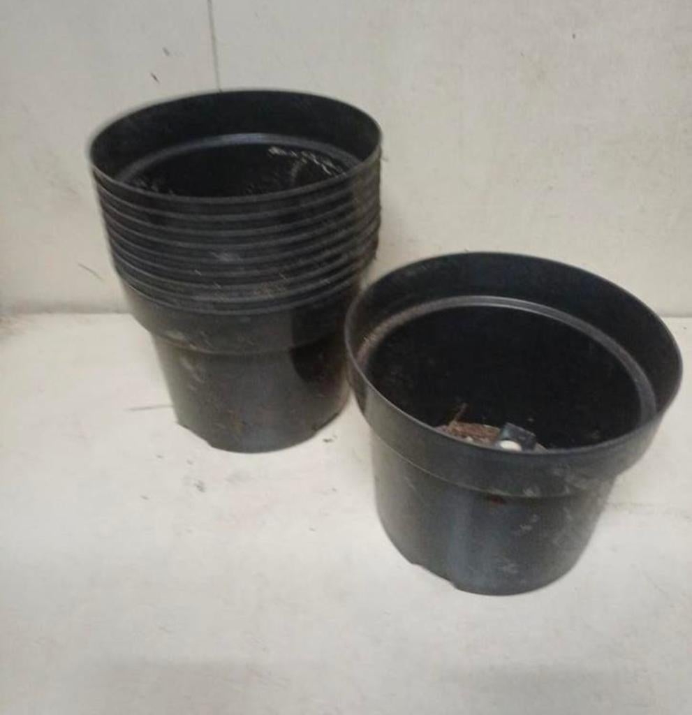 Kweekpotten plantenpotten bloempotten 5 liter, Kunststof, Gebruikt, Rond, Ophalen of Verzenden