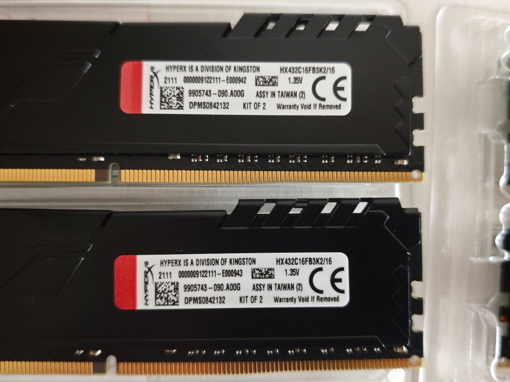 Kingston HyperX Fury 32GB DDR4 RAM, Computers en Software, RAM geheugen, Ophalen, 32 GB, DDR4, Zo goed als nieuw
