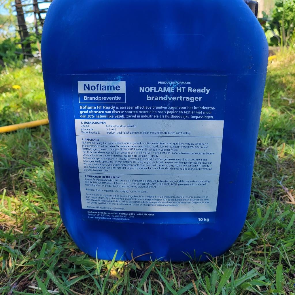brandvertrager noflame ht ready, 10 tot 15 liter, Ophalen, Nieuw, Wit